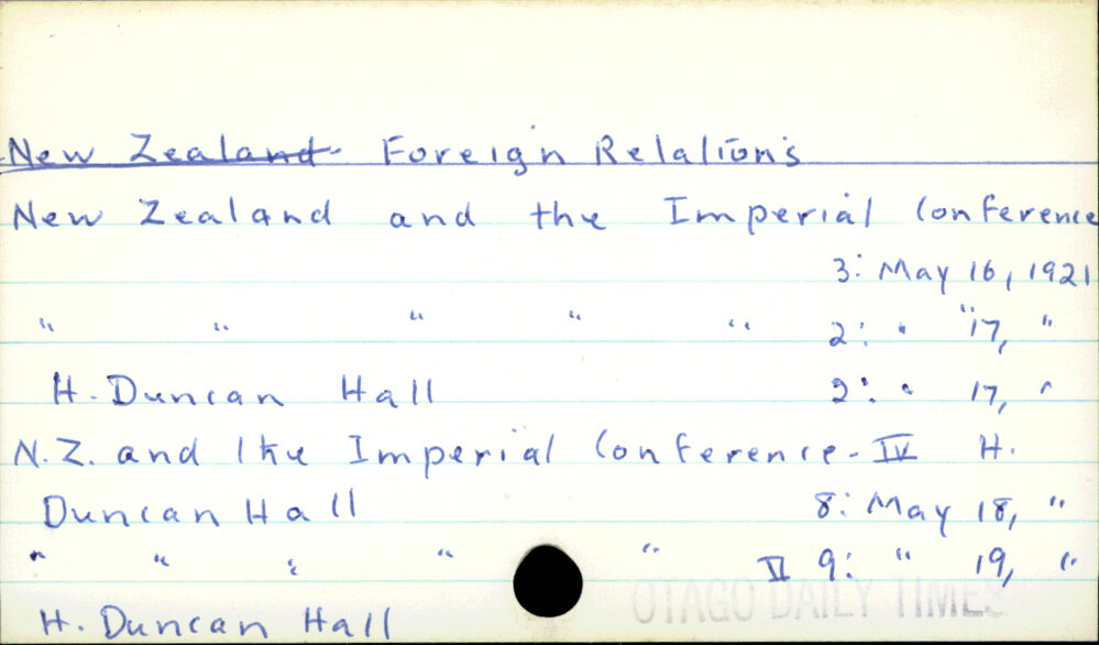 Foreign Relations