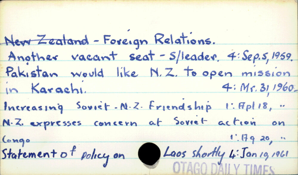 Foreign Relations
