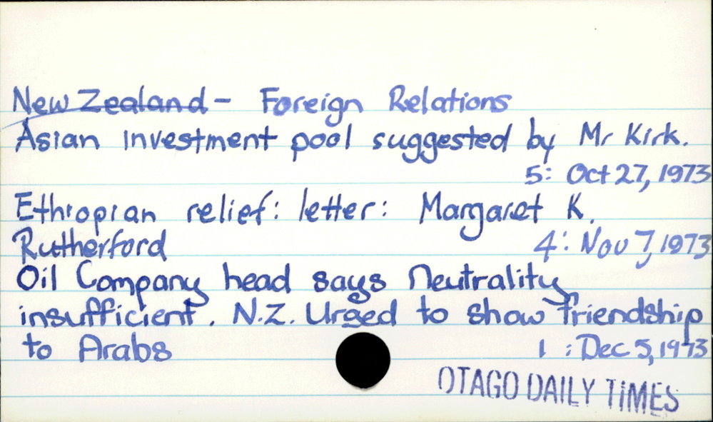 Foreign Relations
