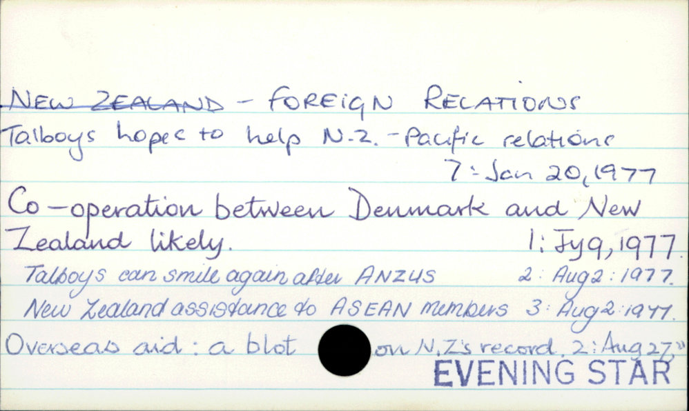 FOREIGN RELATIONS