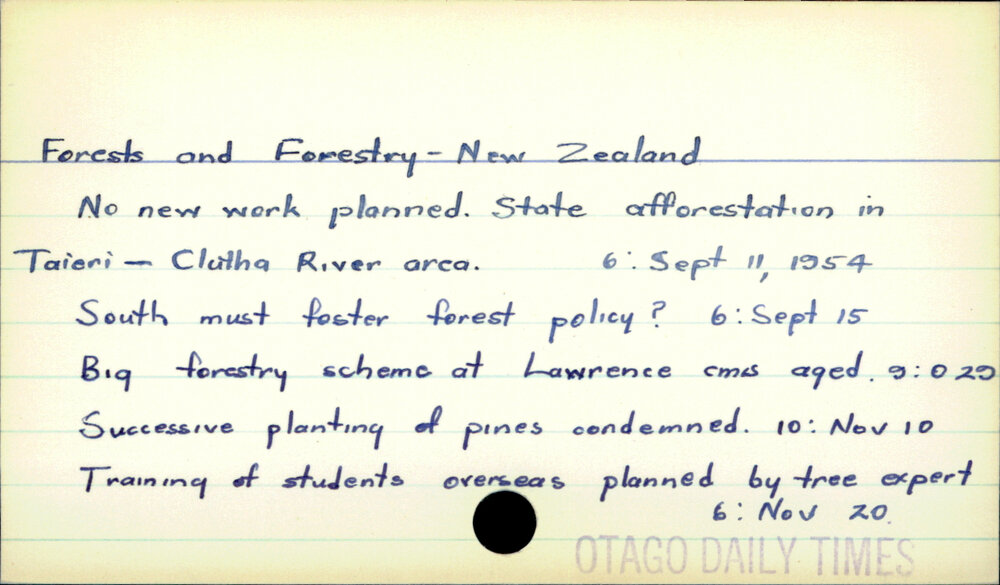 Forests and forestry - New Zealand
