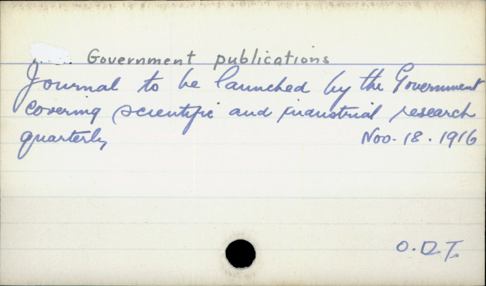Government publications