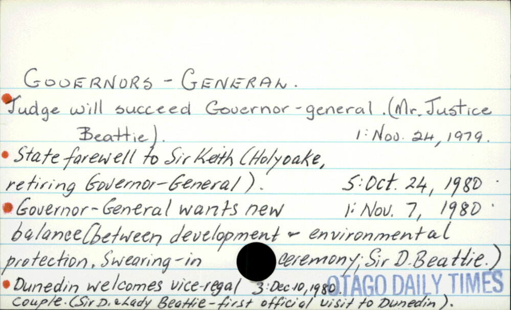 Governors-General
