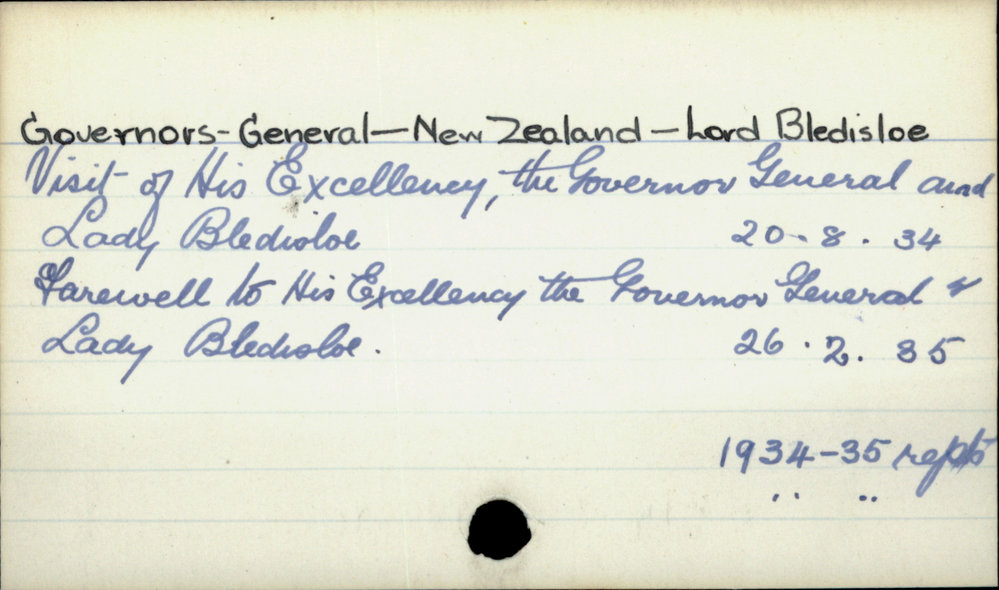 Governors General - New Zealand
