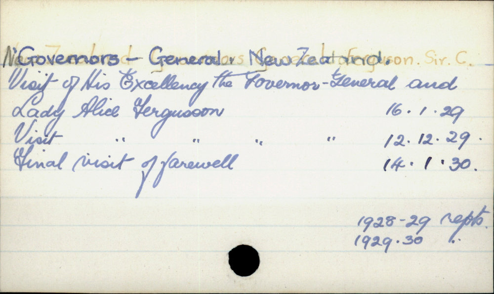 Governors General - New Zealand