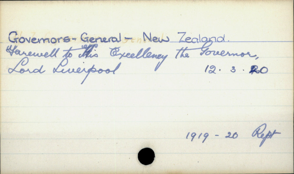 Governors General - New Zealand