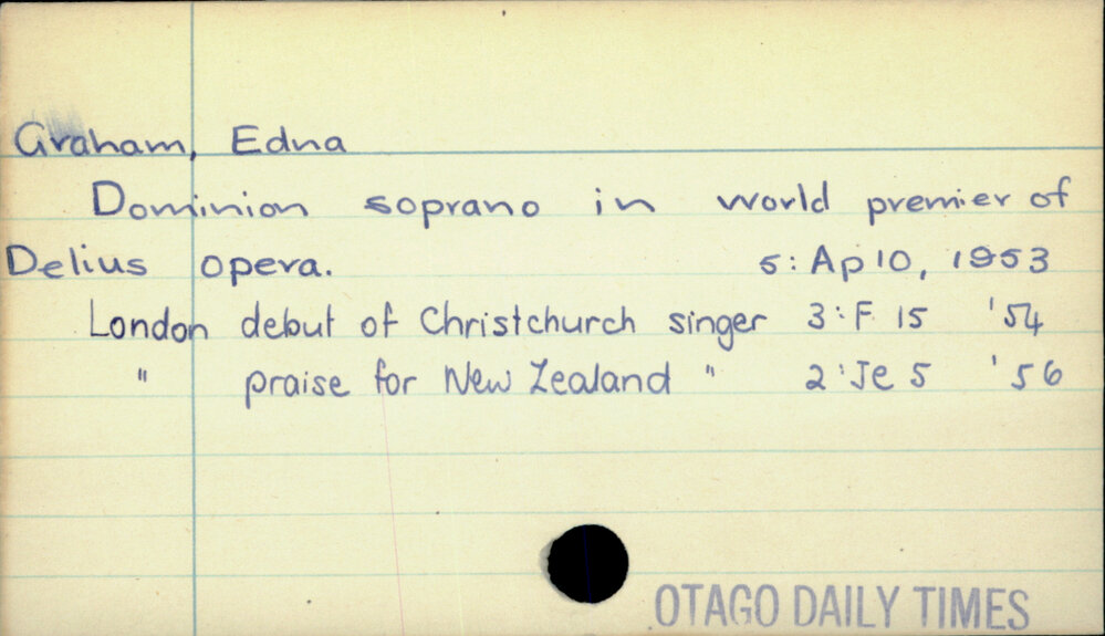 Graham, Edna