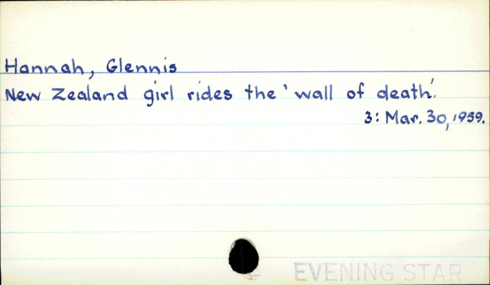 Hannah, Glennis