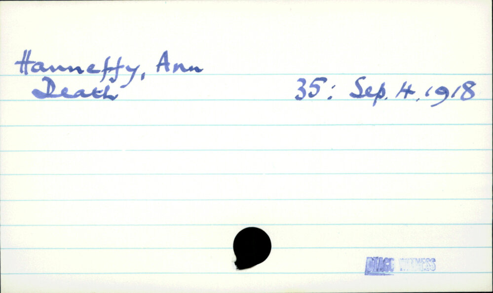 Hanneffy, Ann 