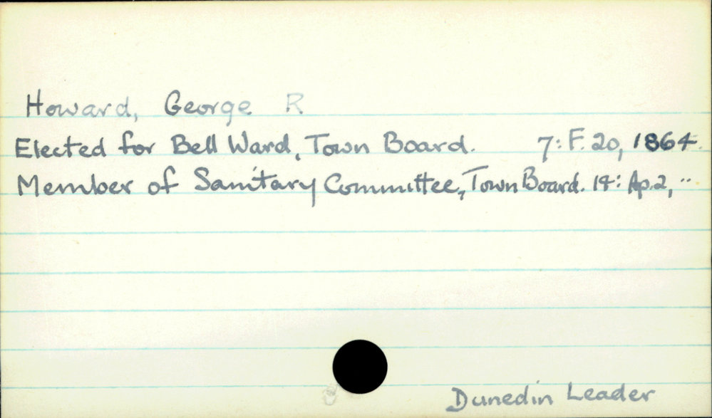 Howard, George R
