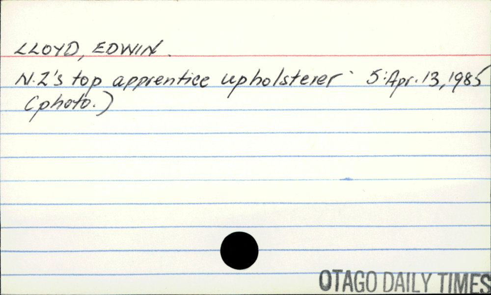 Lloyd, Edwin