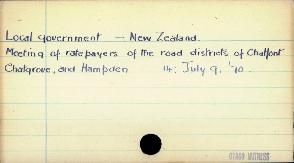 Local Government - New Zealand