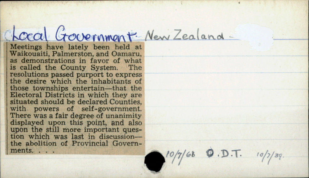 Local Government - New Zealand