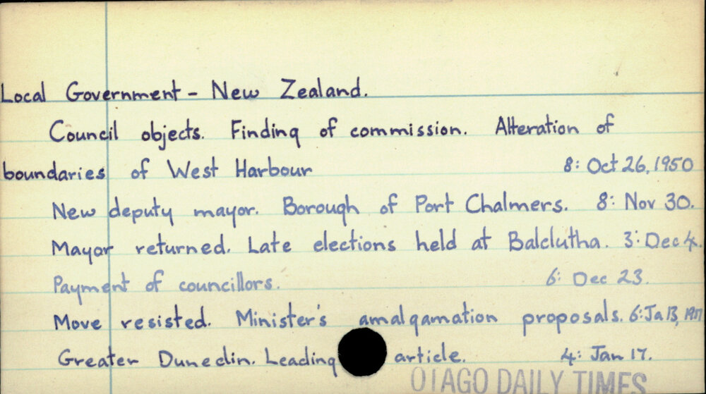 Local Government - New Zealand