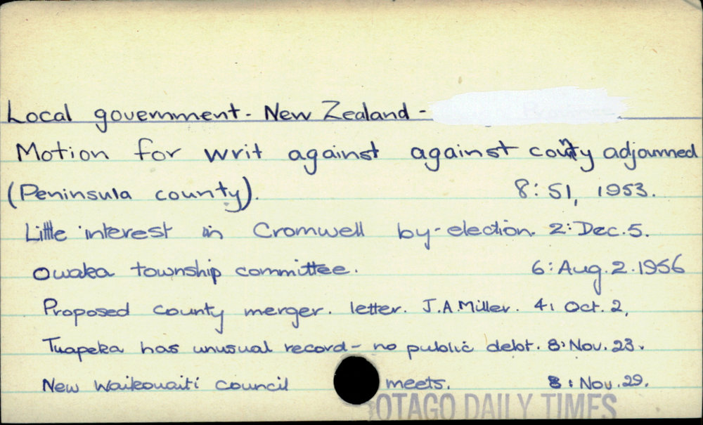Local Government - New Zealand
