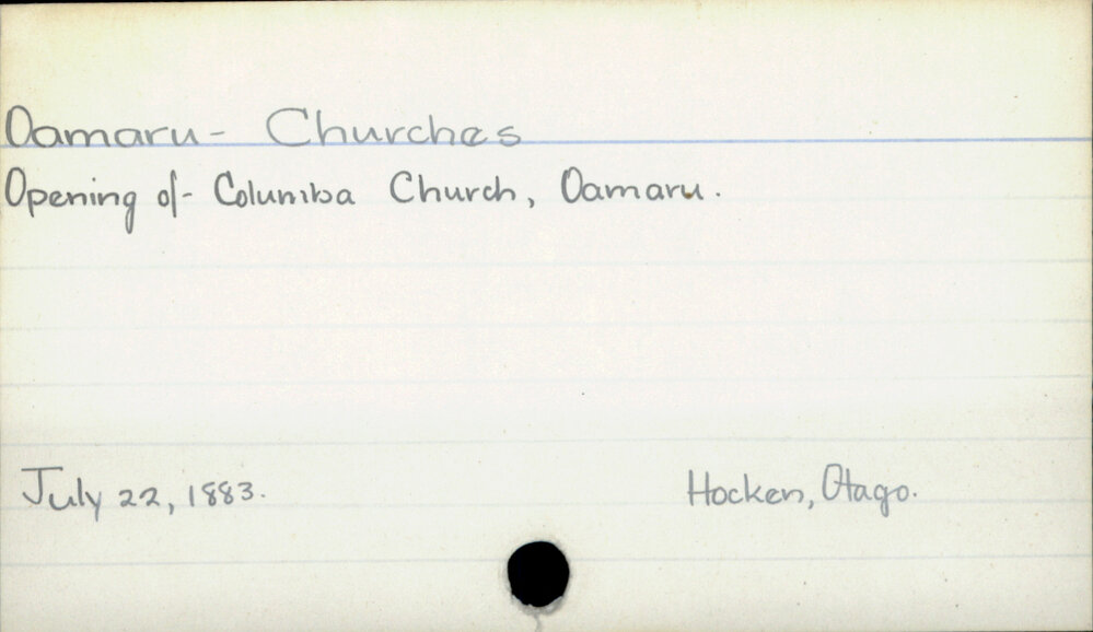 Oamaru - Churches