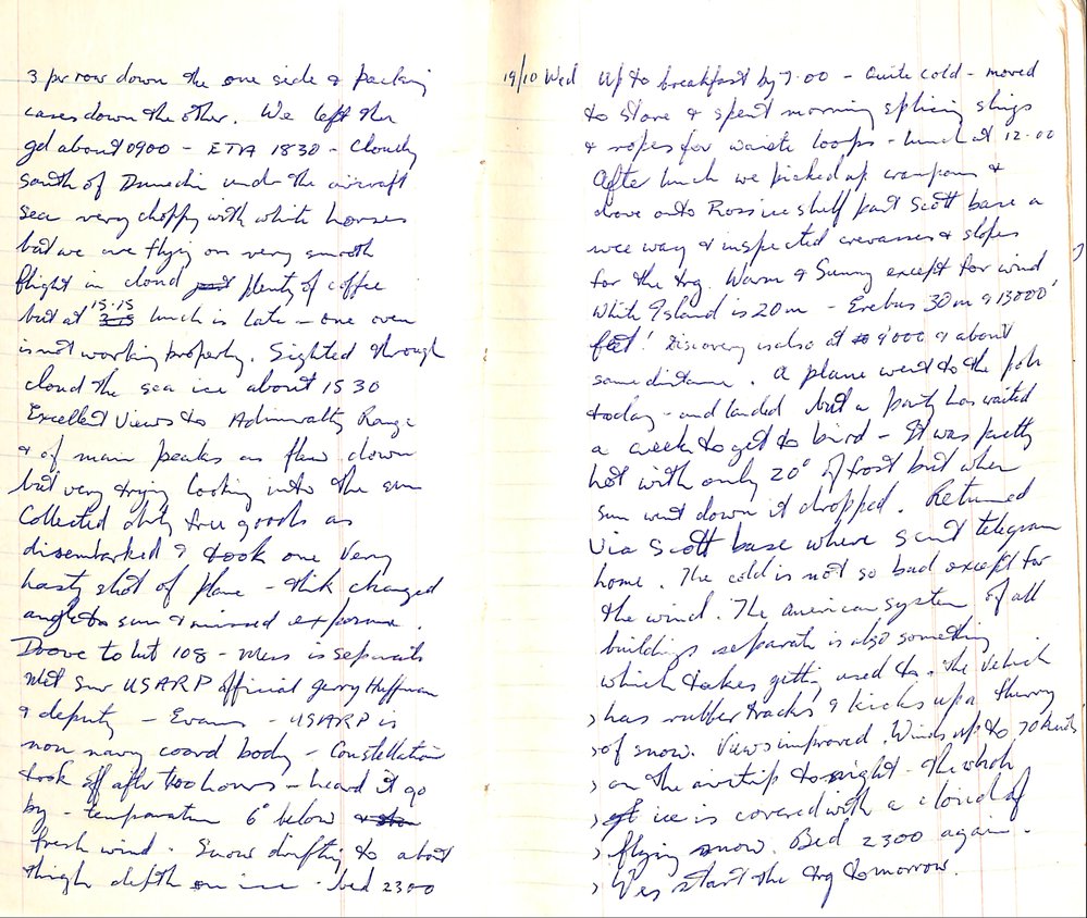 Roger Barrowclough Notebook 1970's