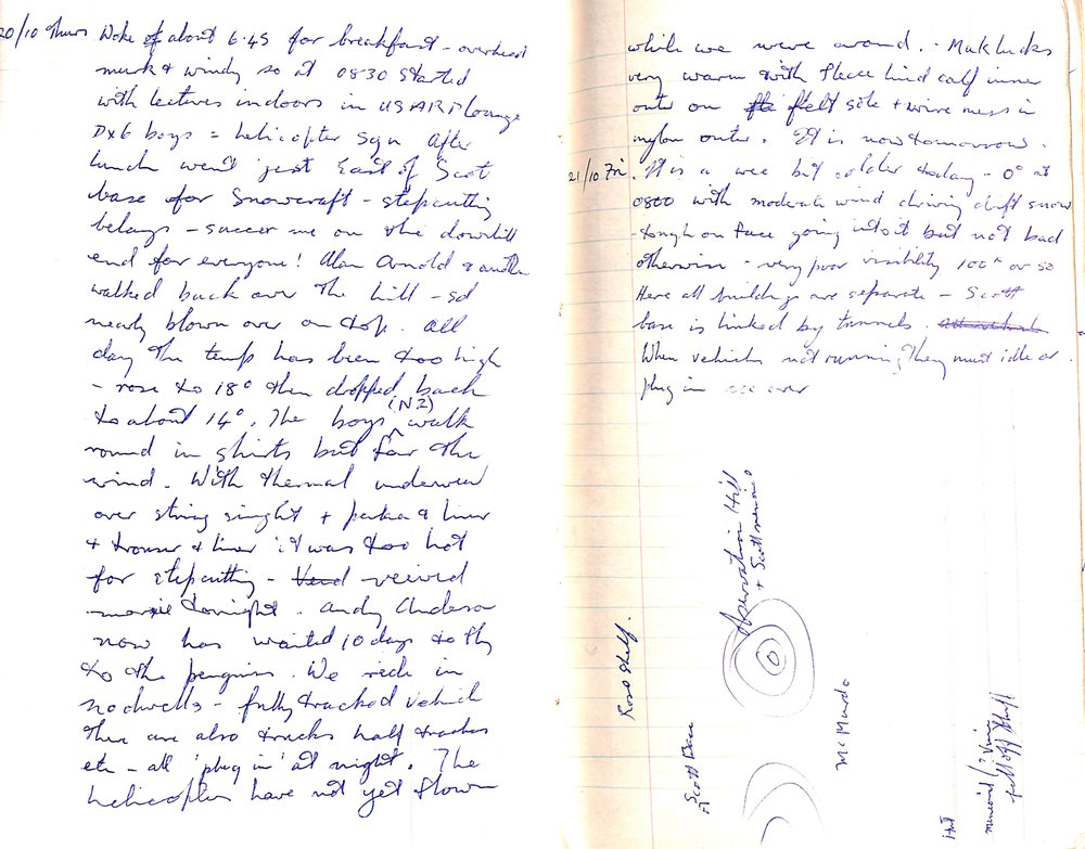 Roger Barrowclough Notebook 1970's