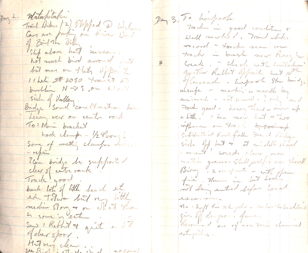 Roger Barrowclough Notebook 1970's