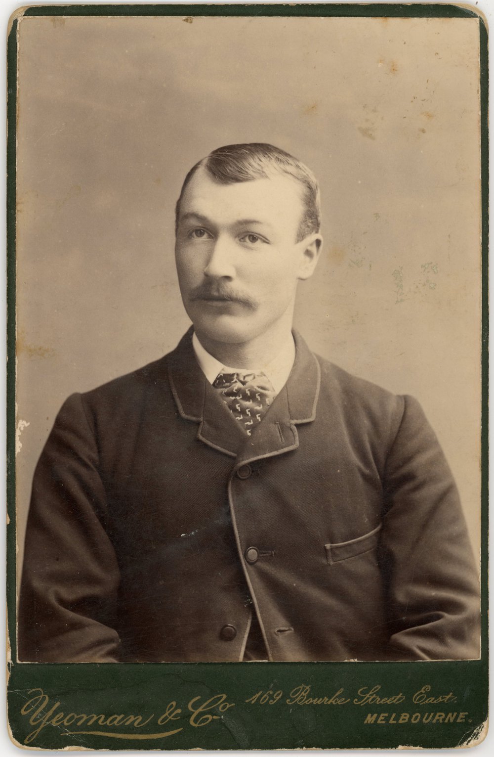 Studio portrait of a unknown man No 7.