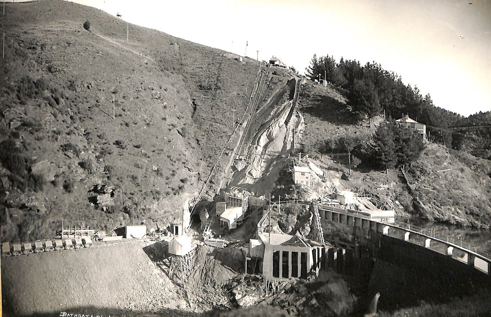 Waipori Dam No, 2 Supply Tunnel construction