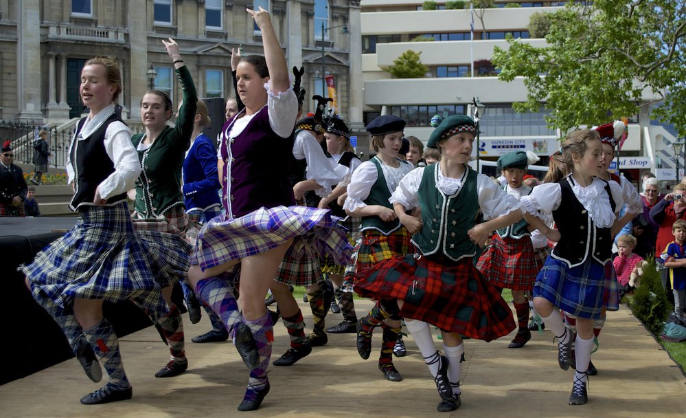 St Andrew's Day, Dunedin, NZ