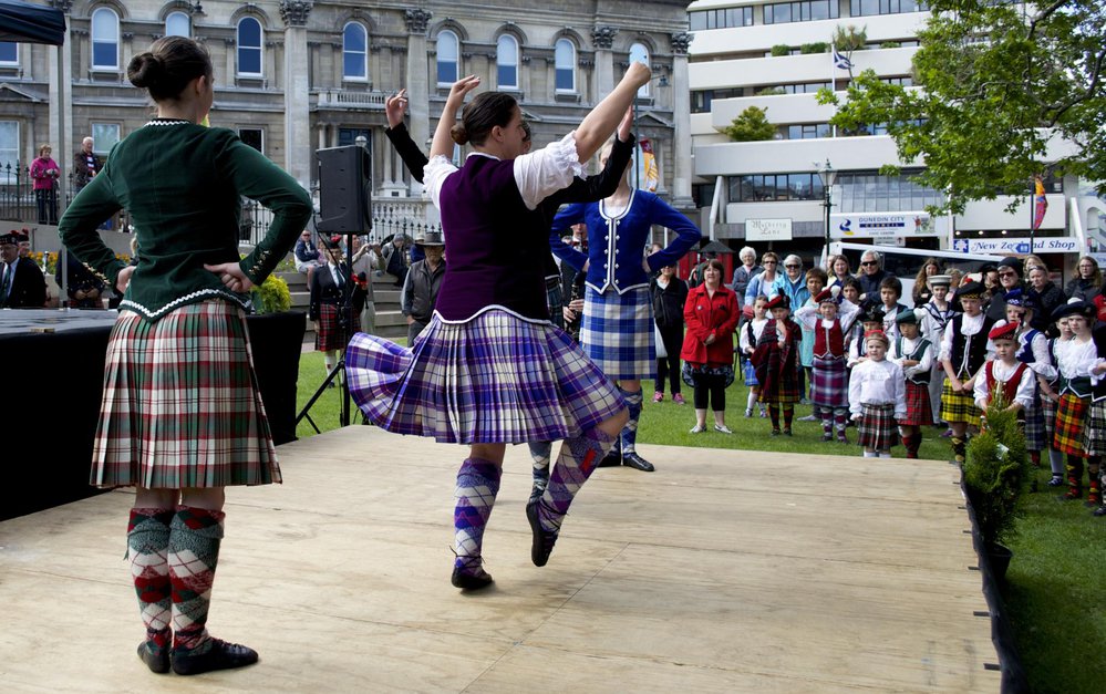 St Andrew's Day, Dunedin, NZ