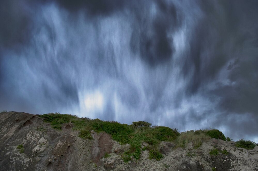 Drama in the sky above.