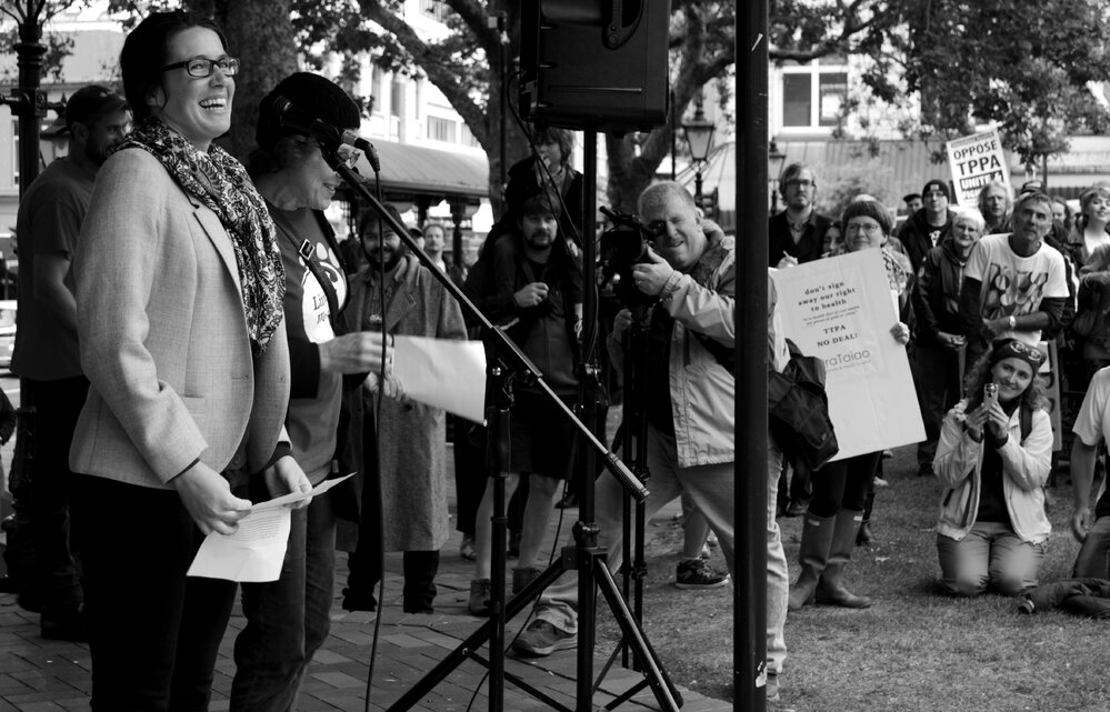 TPPA No Way Protest 2015