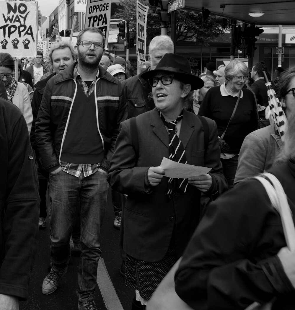 TPPA No Way Protest 2015