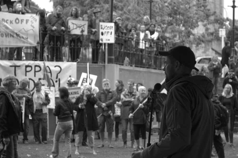 TPPA No Way Protest 2015