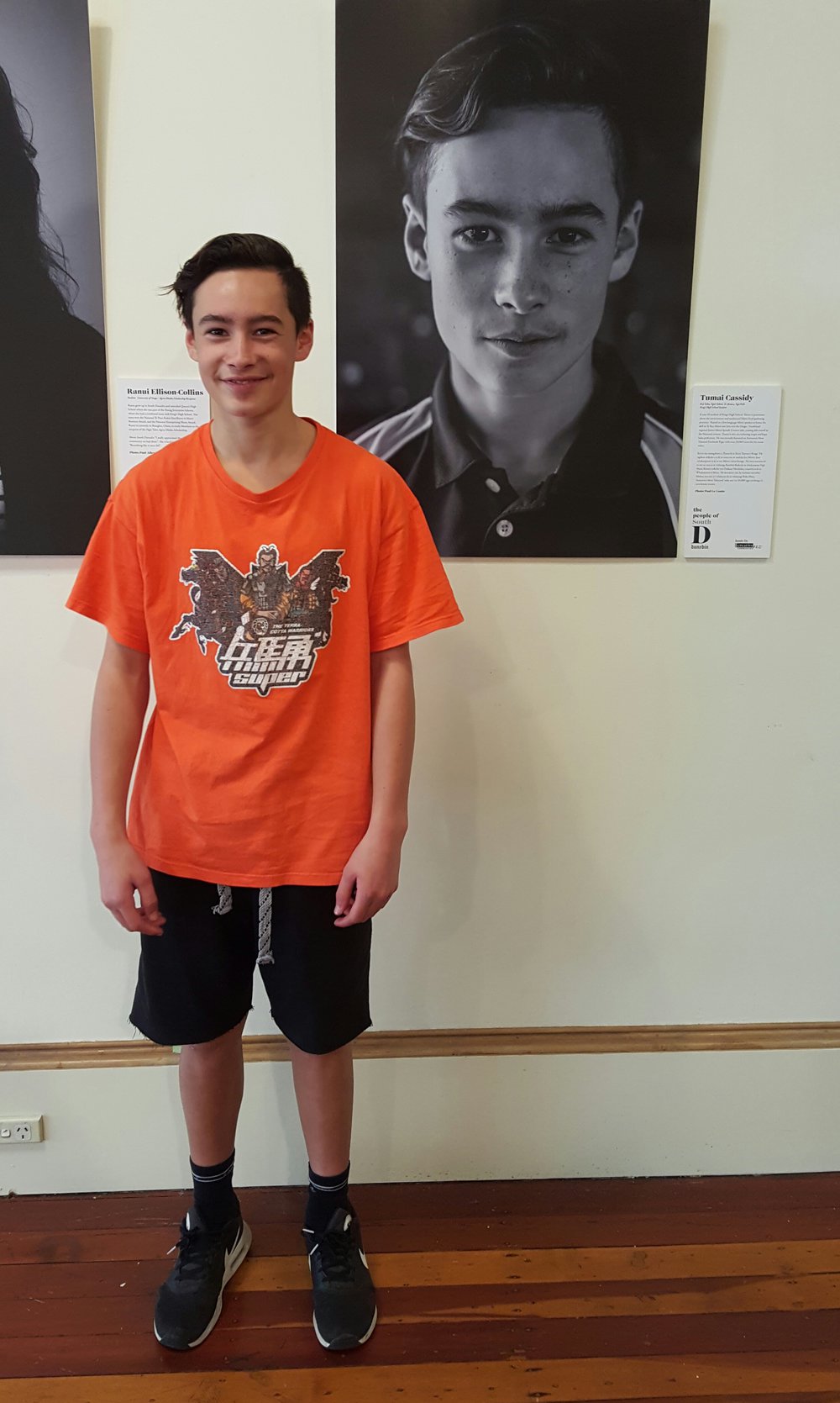 Tumai Cassidy at The People of South Dunedin Photo Exhibition