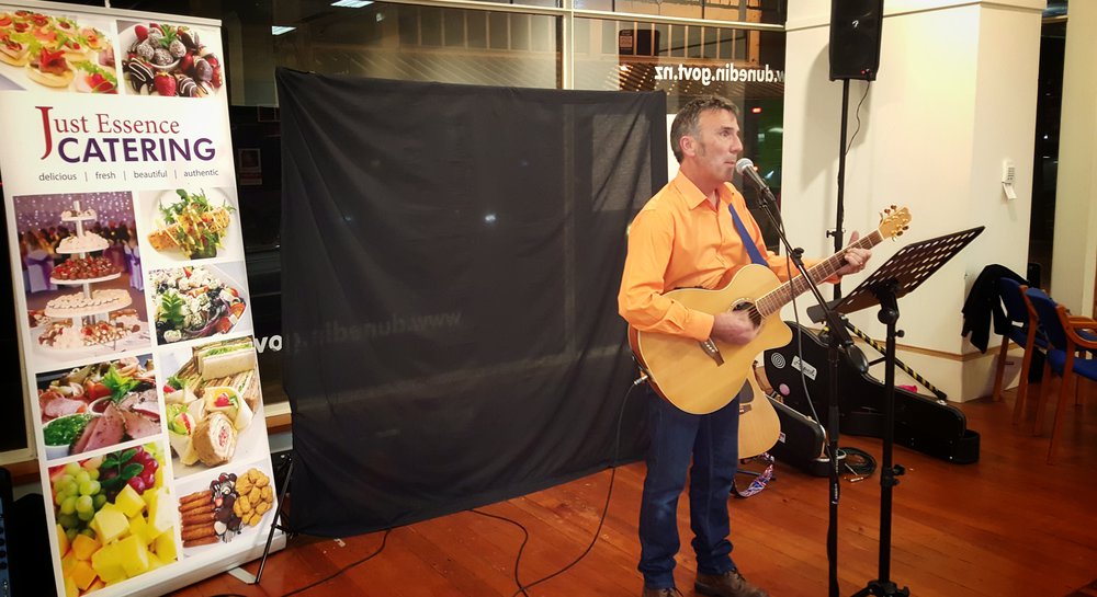 Steve King at The People of South Dunedin Photo Exhibition