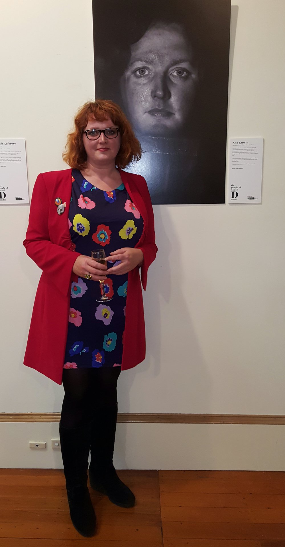 Anne Cronin at The People of South Dunedin Photo Exhibition