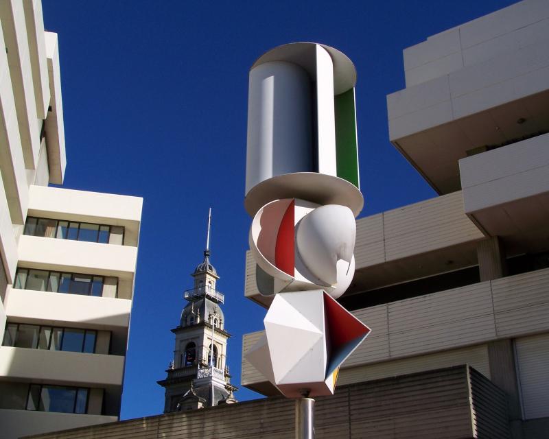 Library Plaza, Wind Sculpture