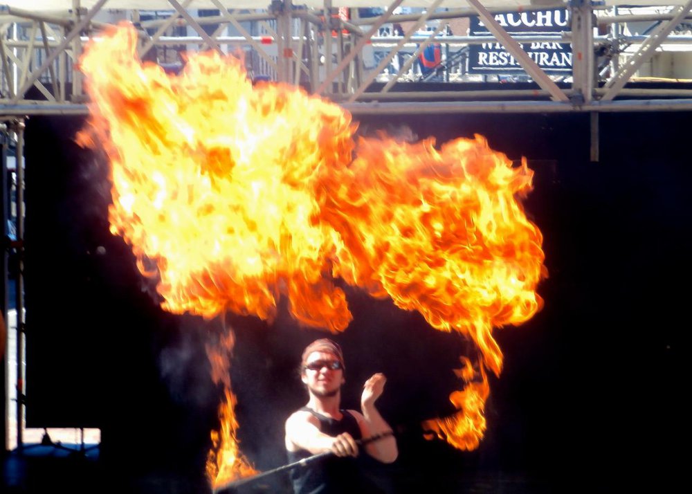 Fire Dancing in Dunedin
