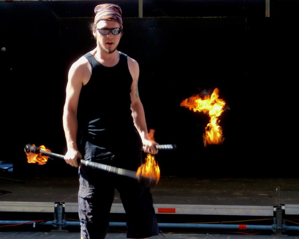 Fire Dancing in Dunedin