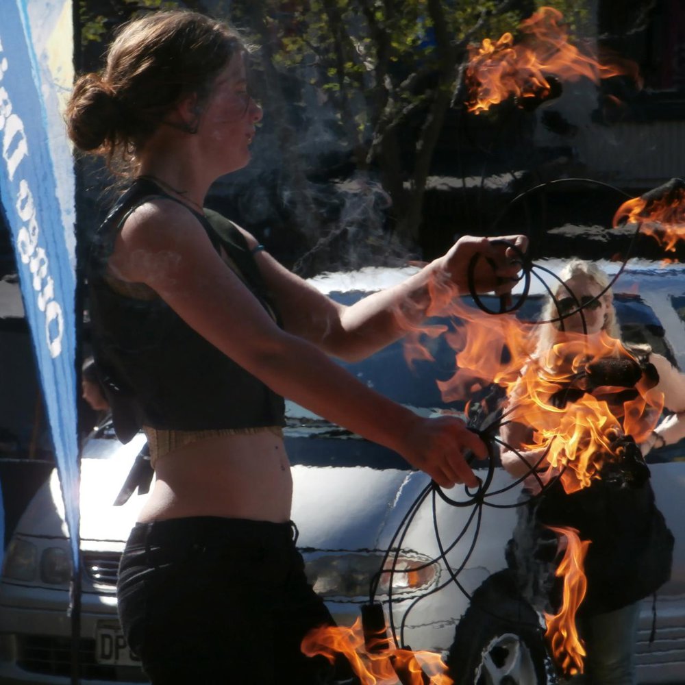 Fire Dancing in Dunedin