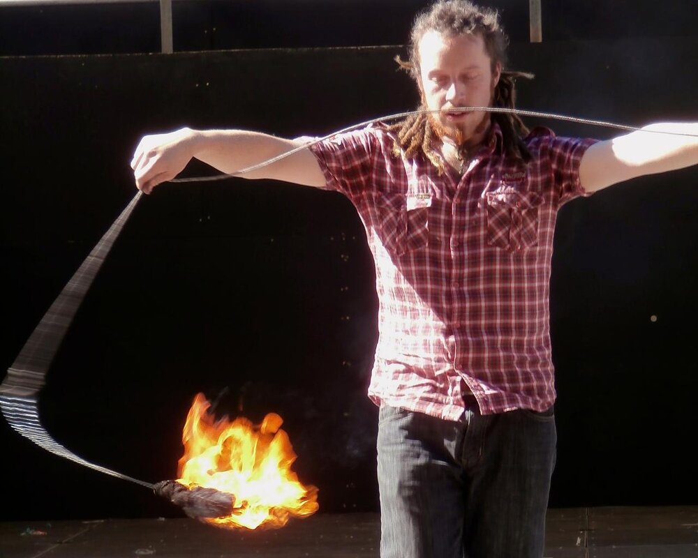 Fire Dancing in Dunedin