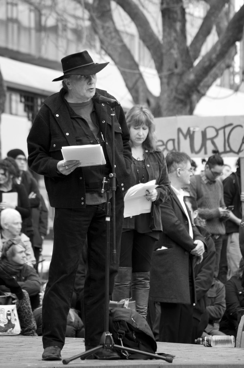 Dunedin protest against the GCSB   TICS bills