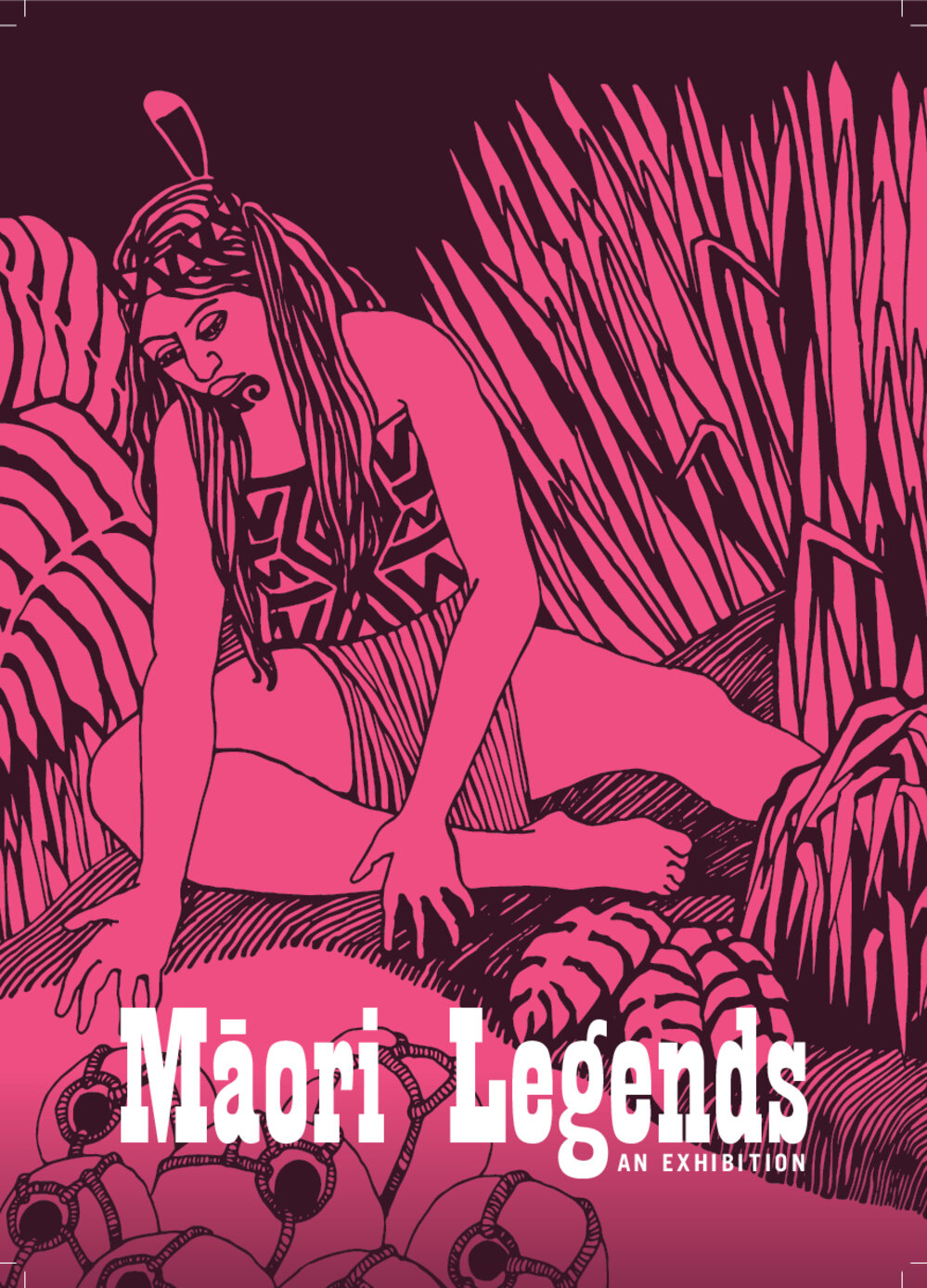 Māori Legends Exhibition invitation