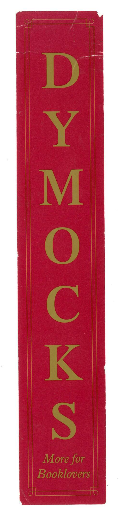 Dymocks bookmark