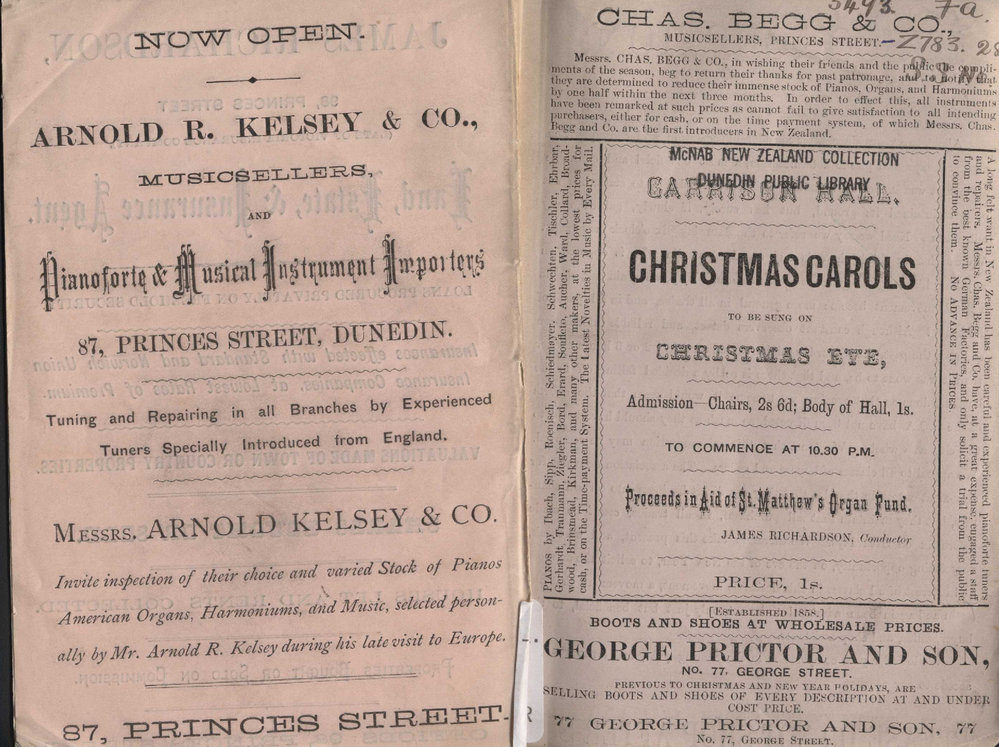 Garrison Hall Christmas Carols: Theatrical Programme