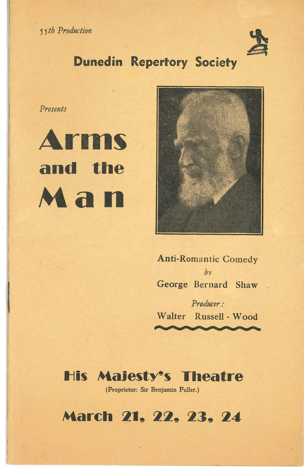 Arms and the Man: Theatrical Programme