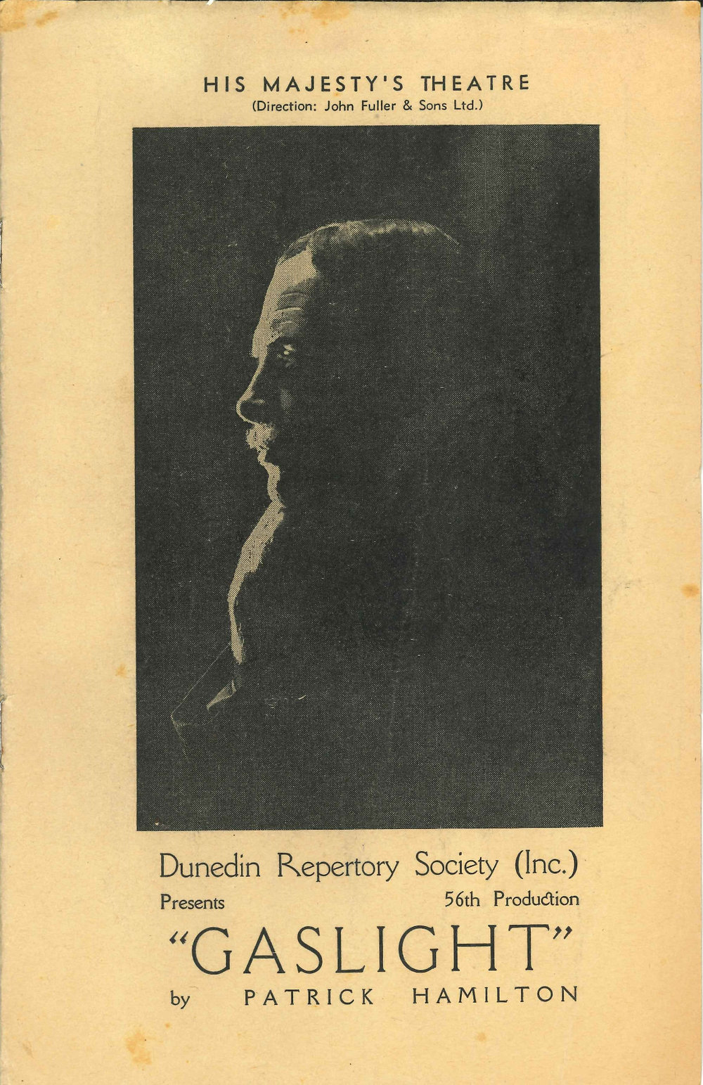 Gaslight: Theatrical Programme