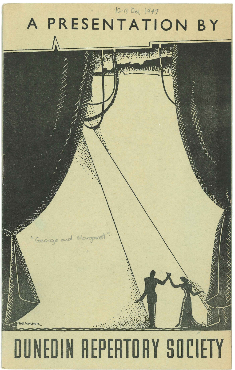 George and Margaret: Theatrical Programme