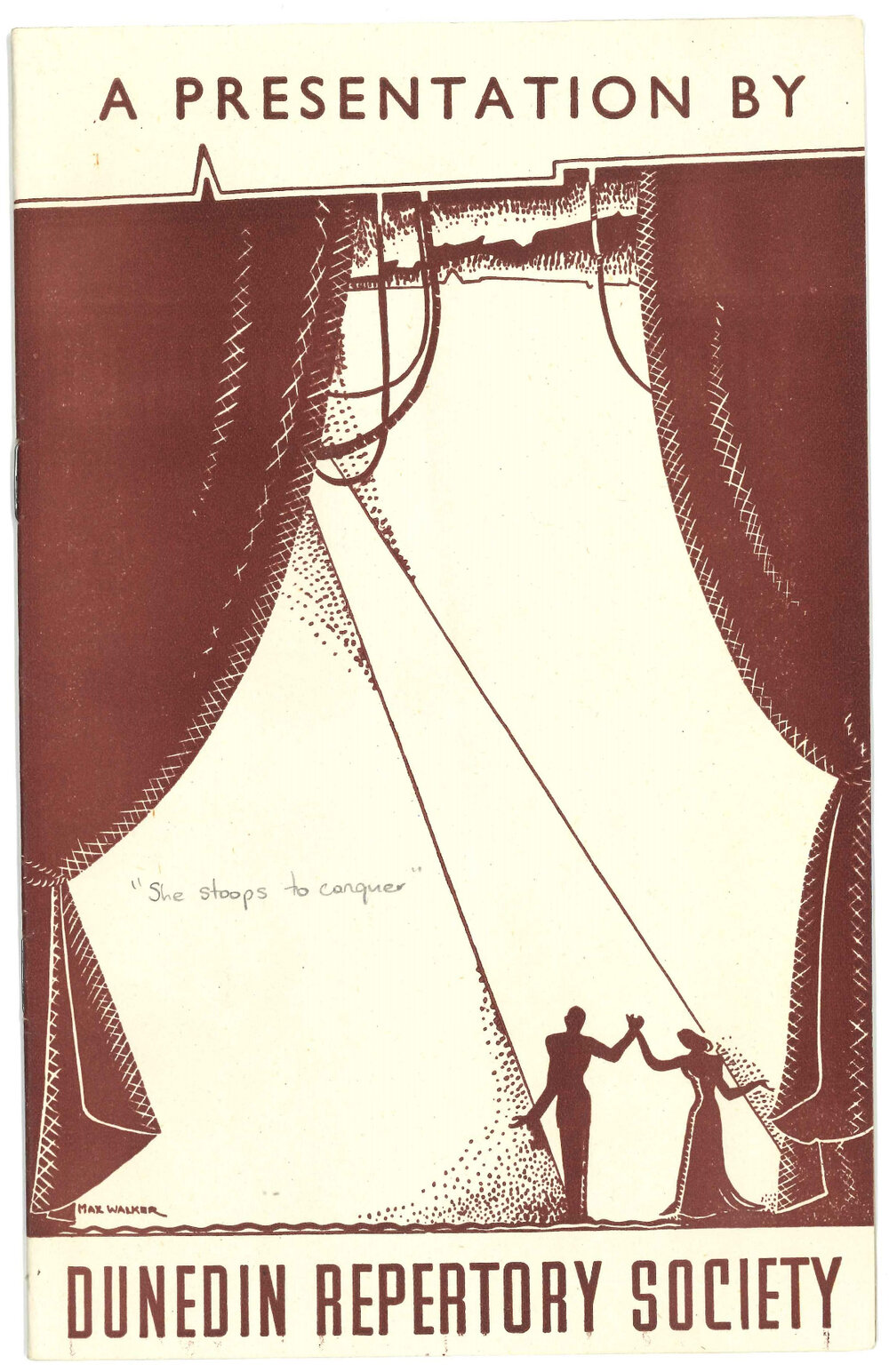 She Stoops to Conquer: Theatrical Programme