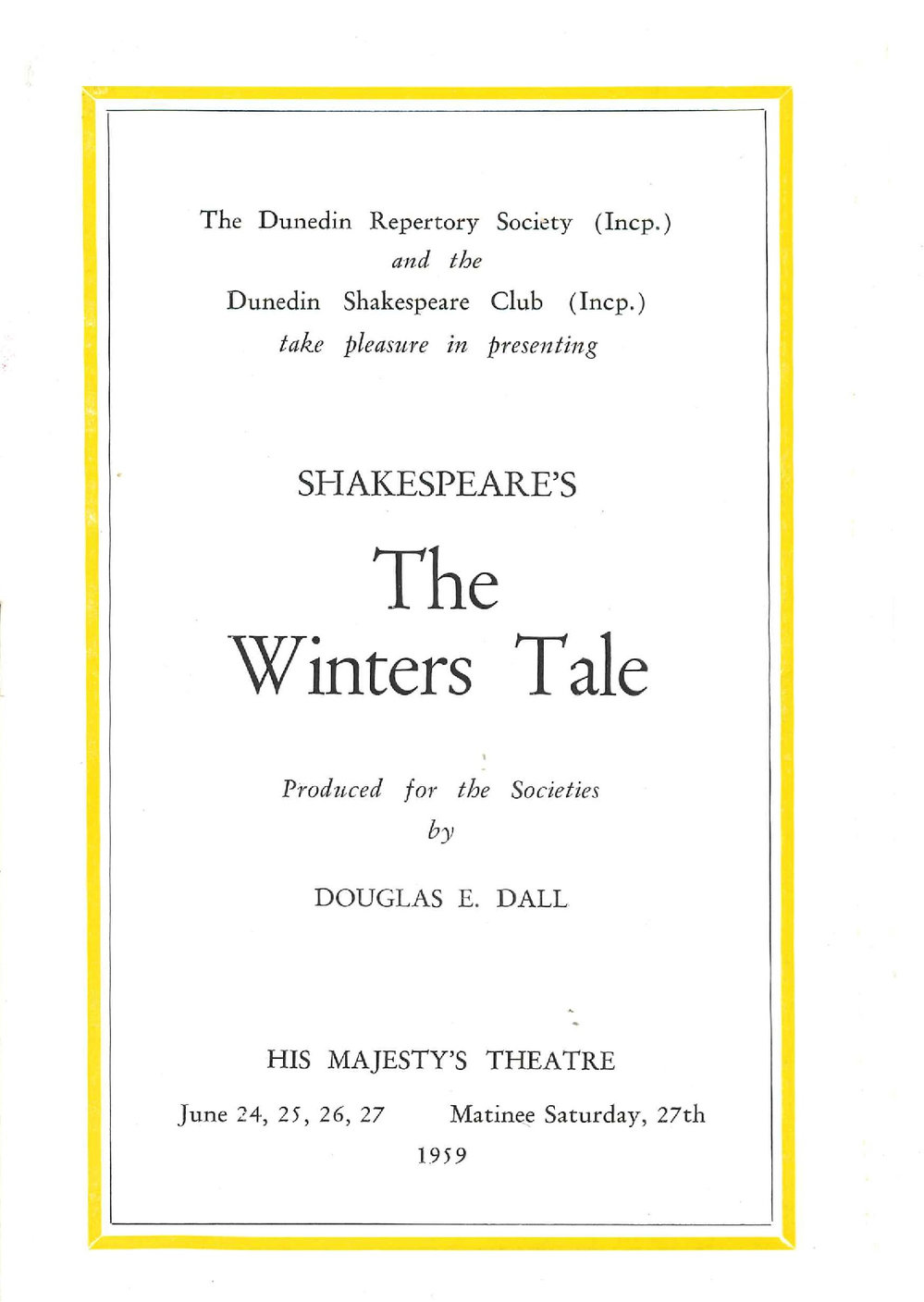 Anastasia: Theatrical Programme