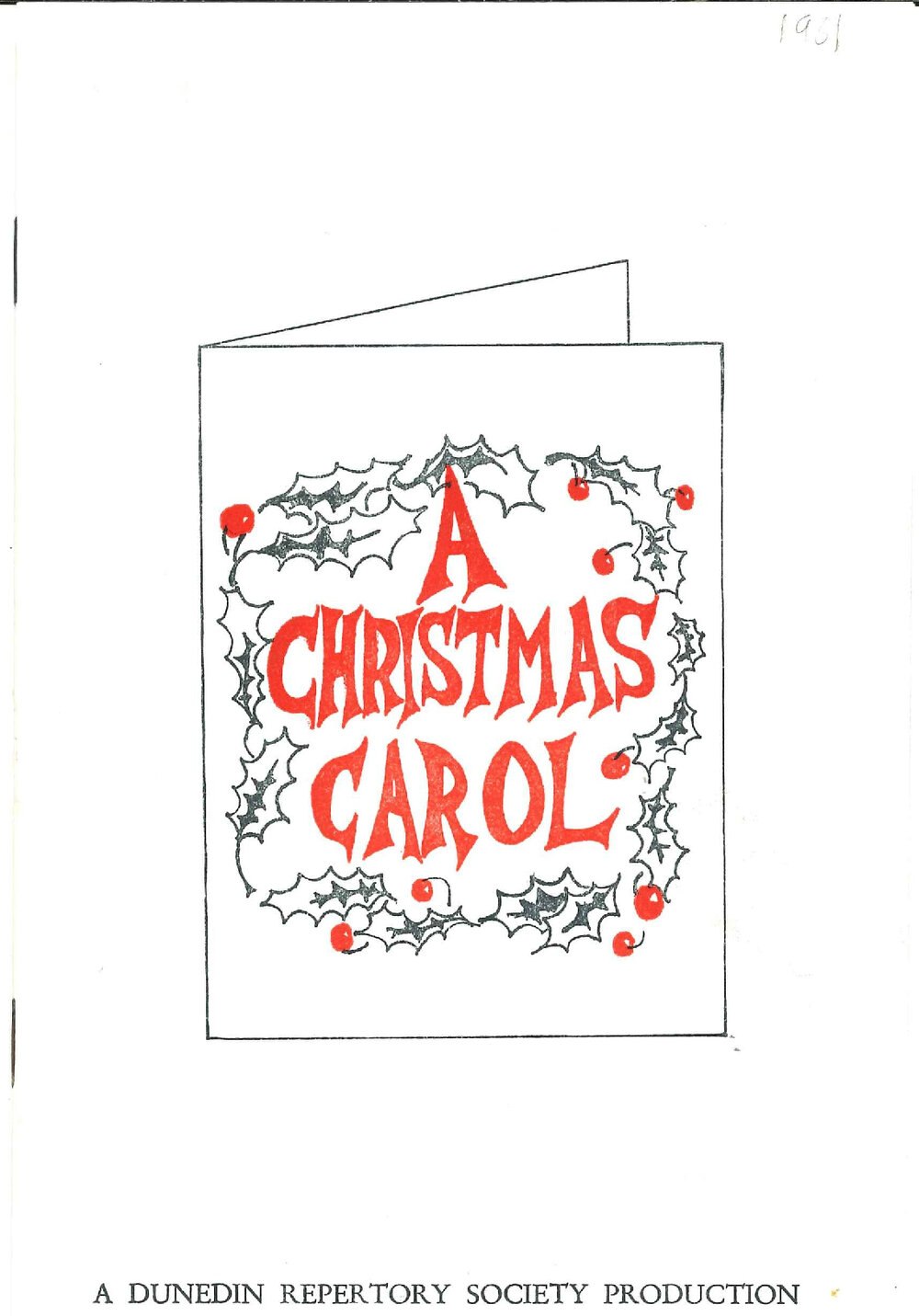 A Christmas Carol: Theatrical Programme