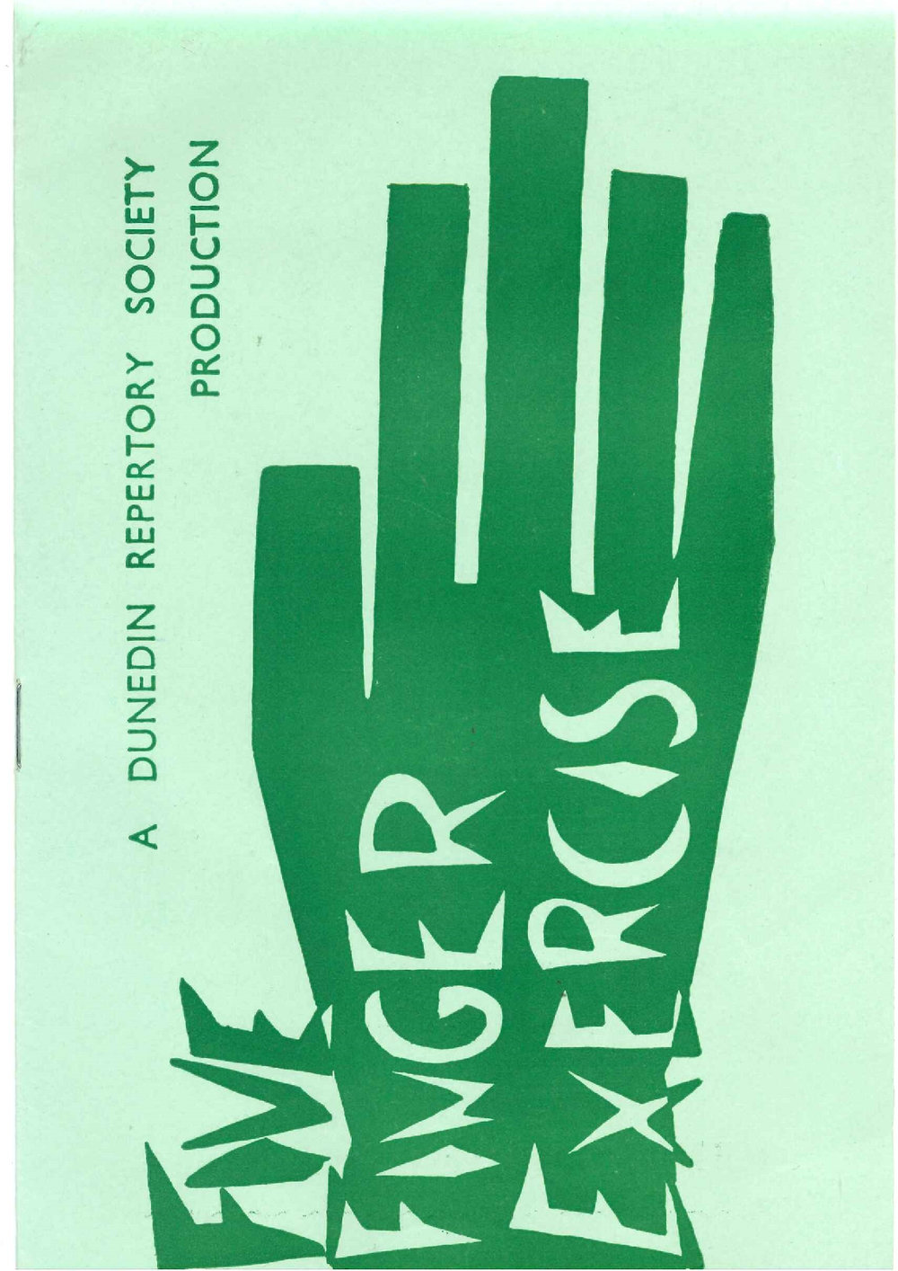 The Five Finger Excercise: Theatrical Programme